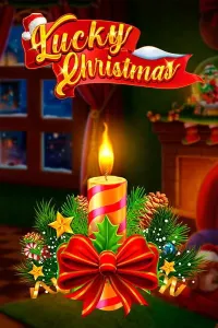 lucky christmas logo